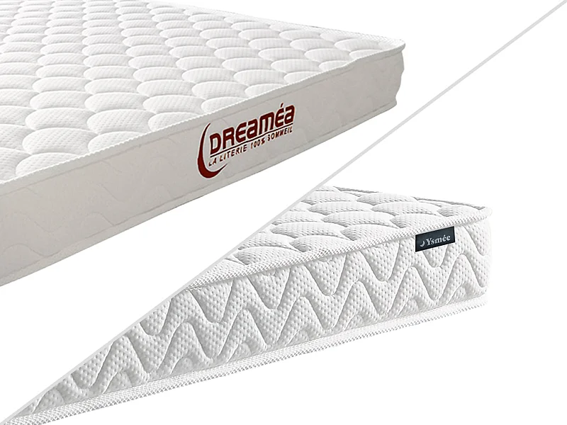 Colchón con somier canapé