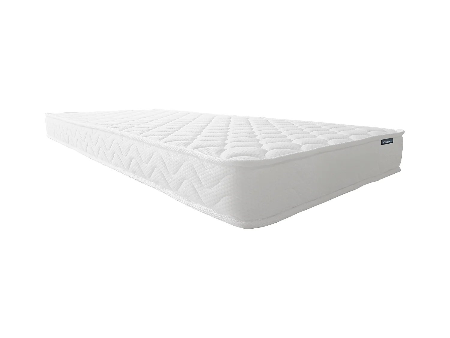 Conjunto de canapé abatible blanco + colchón viscoelástico 15cm - PELOPS de DREAMEA