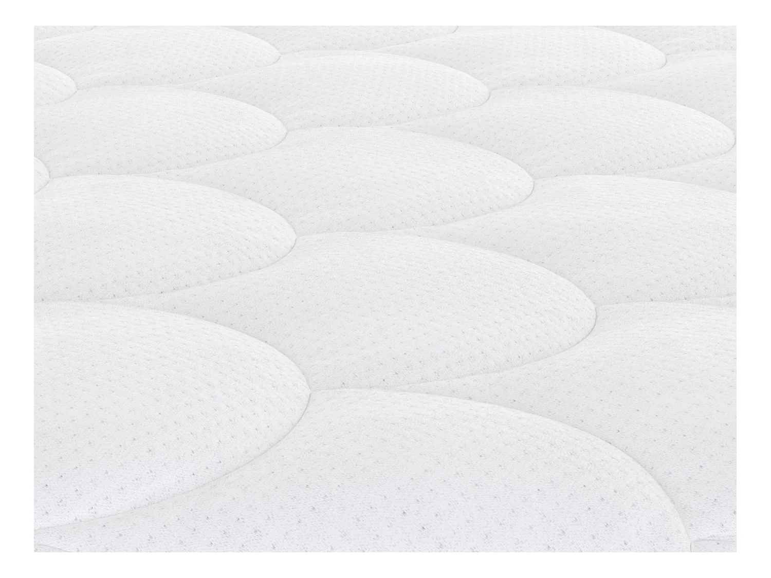 Conjunto 160 x 200 cm somier arcón blanco + colchón de muelles ensacados y topper integrado de 29 cm de grosor - CANTERBURY de YSMÉE