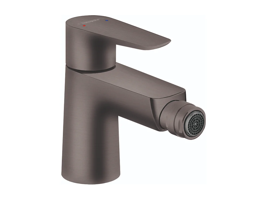 HANSGROHE Mitigeur bidet, avec tirette et vidage noir chromé brossé