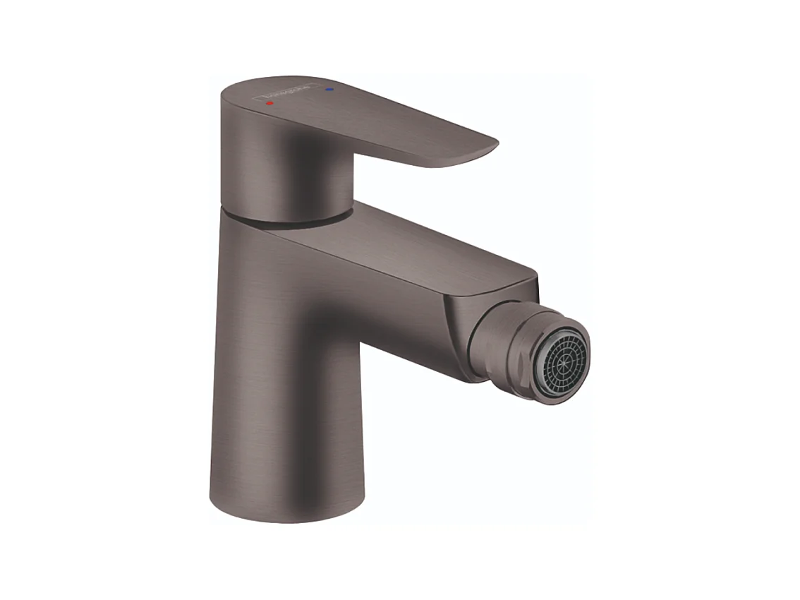 HANSGROHE Mitigeur bidet, avec tirette et vidage noir chromé brossé