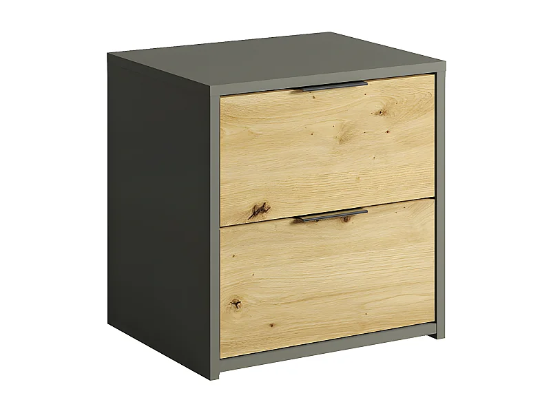 Table de chevet 2 tiroirs Rimini