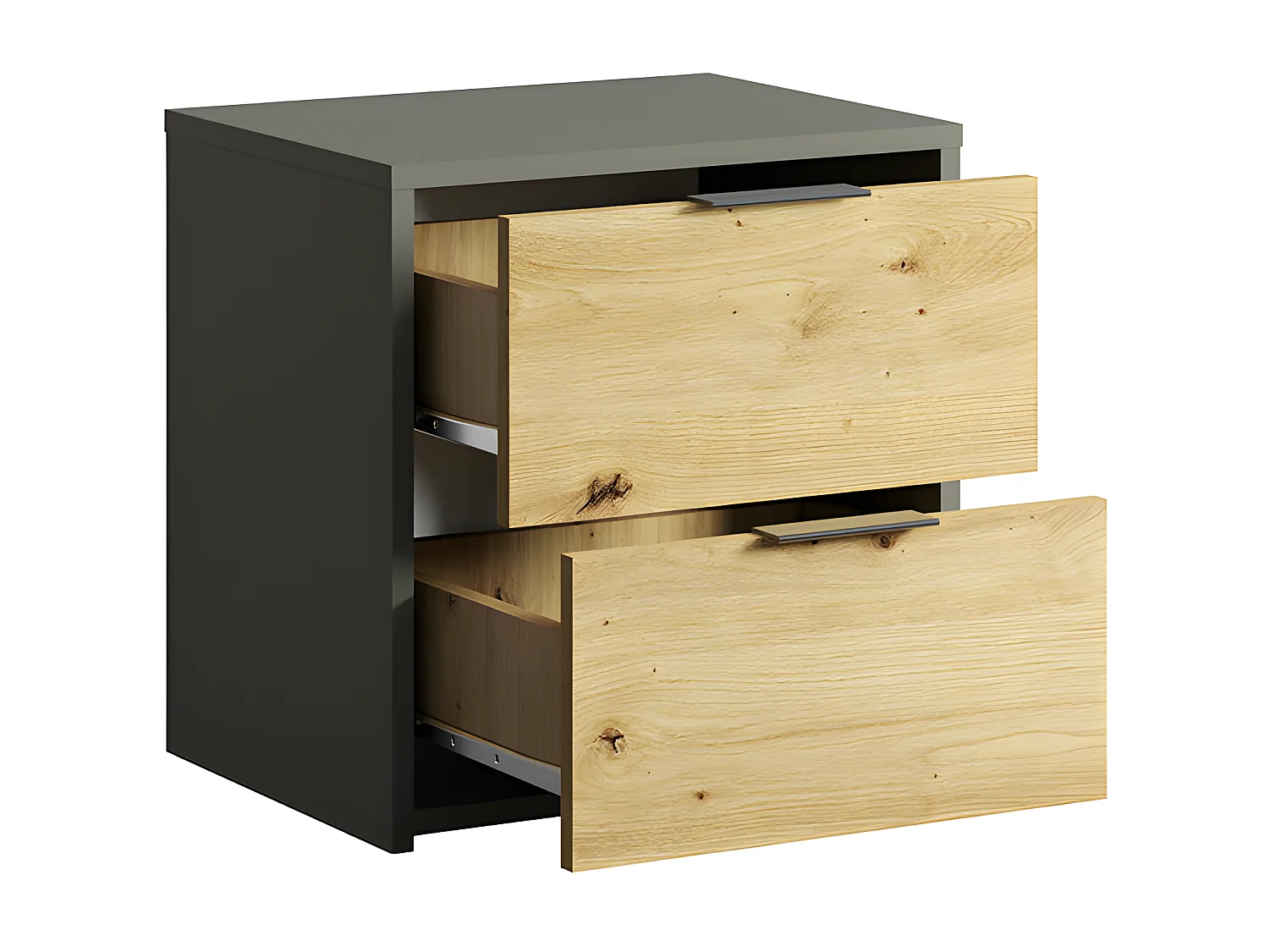 Table de chevet 2 tiroirs Rimini