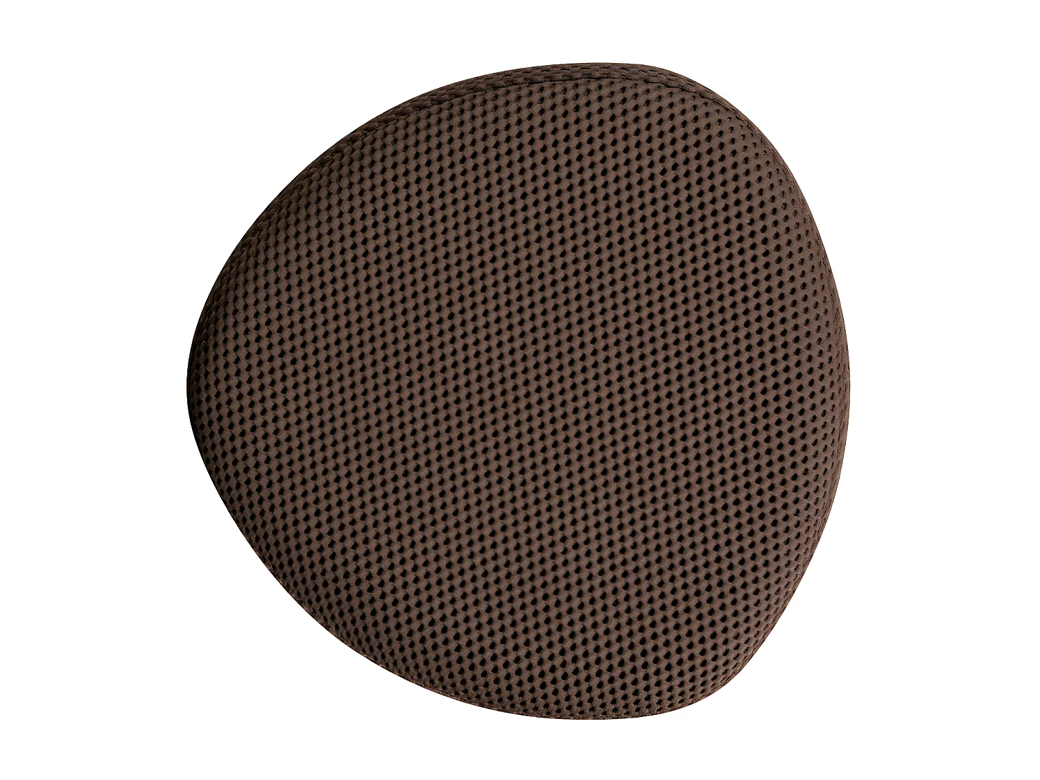 Puuk - Pouf rond en tissu ø40cm - Marron