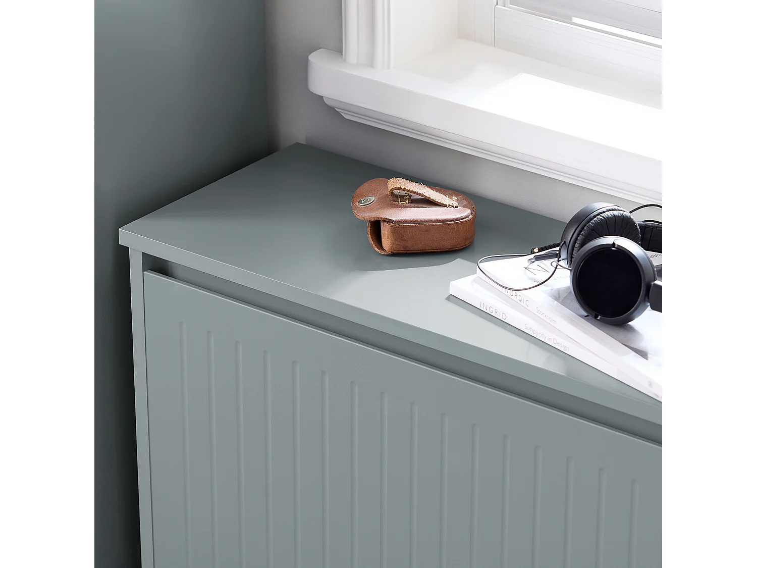 SoBuy FSR165-H-SCH Schoenenkast met 3 Flappen, Schoenencommode, Schoenenkist, Opbergkast