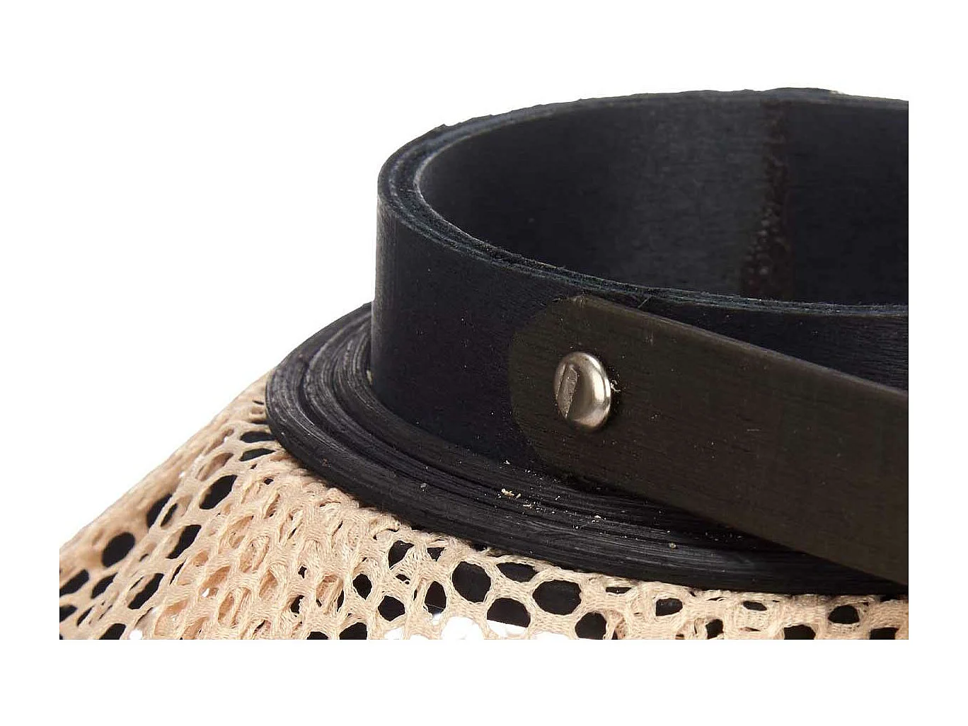 Portavelas Farol Con asa Beige Madera Tela 25 x 30 x 25 cm (2 Unidades)