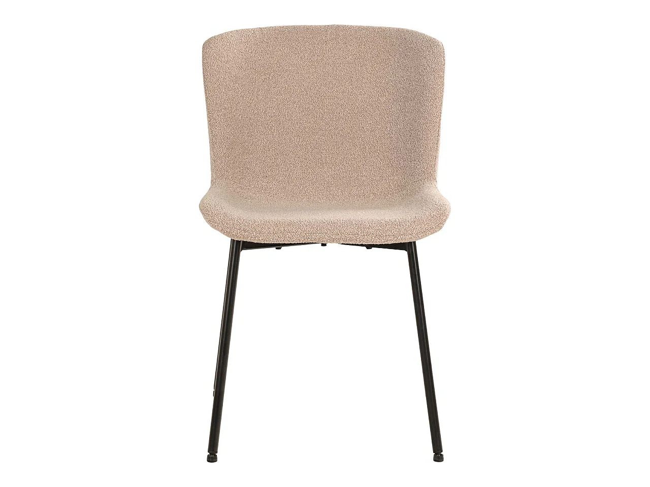 Maceda eetkamerstoel bouclé beige.