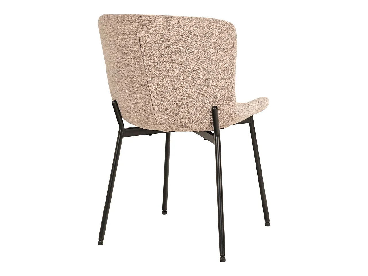Maceda eetkamerstoel bouclé beige.