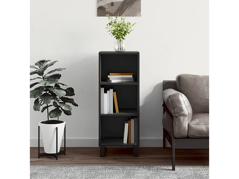 Buffet noir 34,5x32,5x90 cm bois d'ingénierie