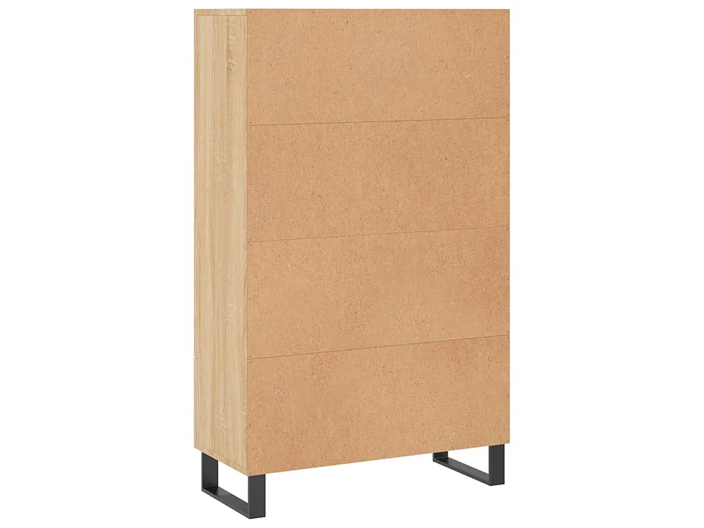 Highboard Sonoma-Eiche 69,5x31x115 cm Holzwerkstoff