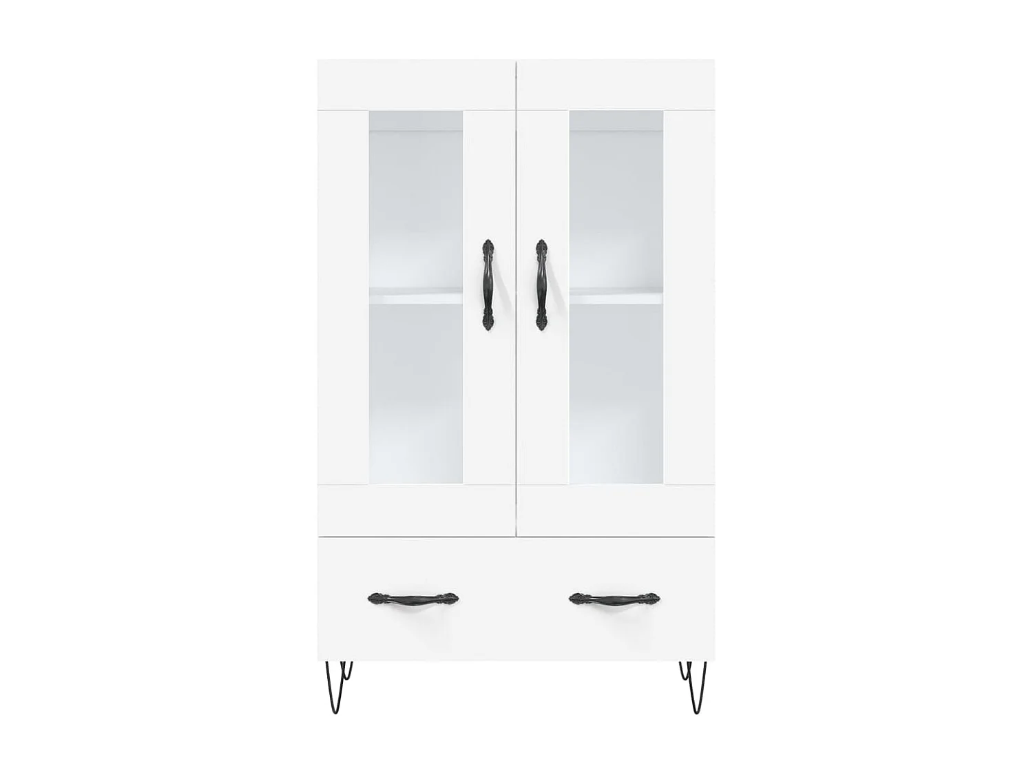 Aparador alto 69,5x31x115 cm derivados de madeira branco