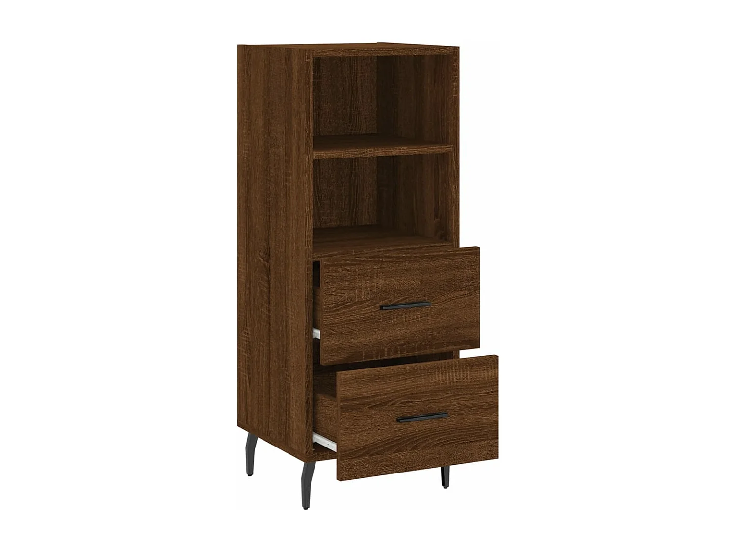 Buffet Chêne marron 34,5x34x90 cm Bois d'ingénierie