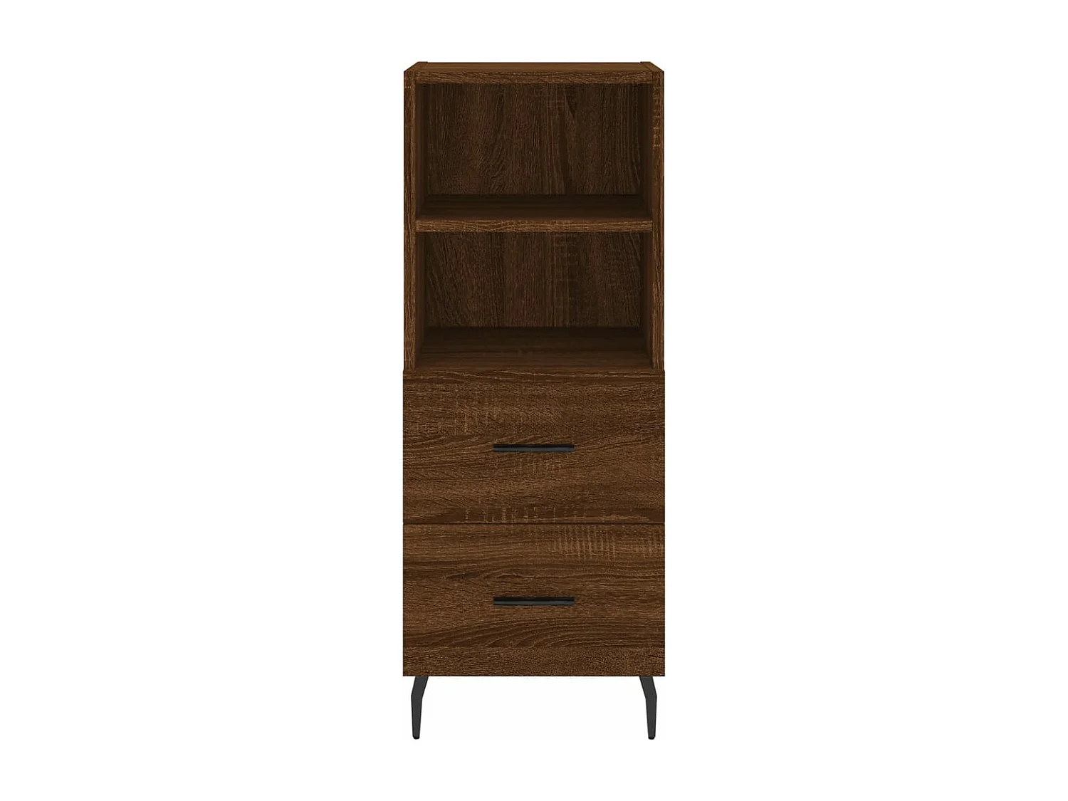 Buffet Chêne marron 34,5x34x90 cm Bois d'ingénierie