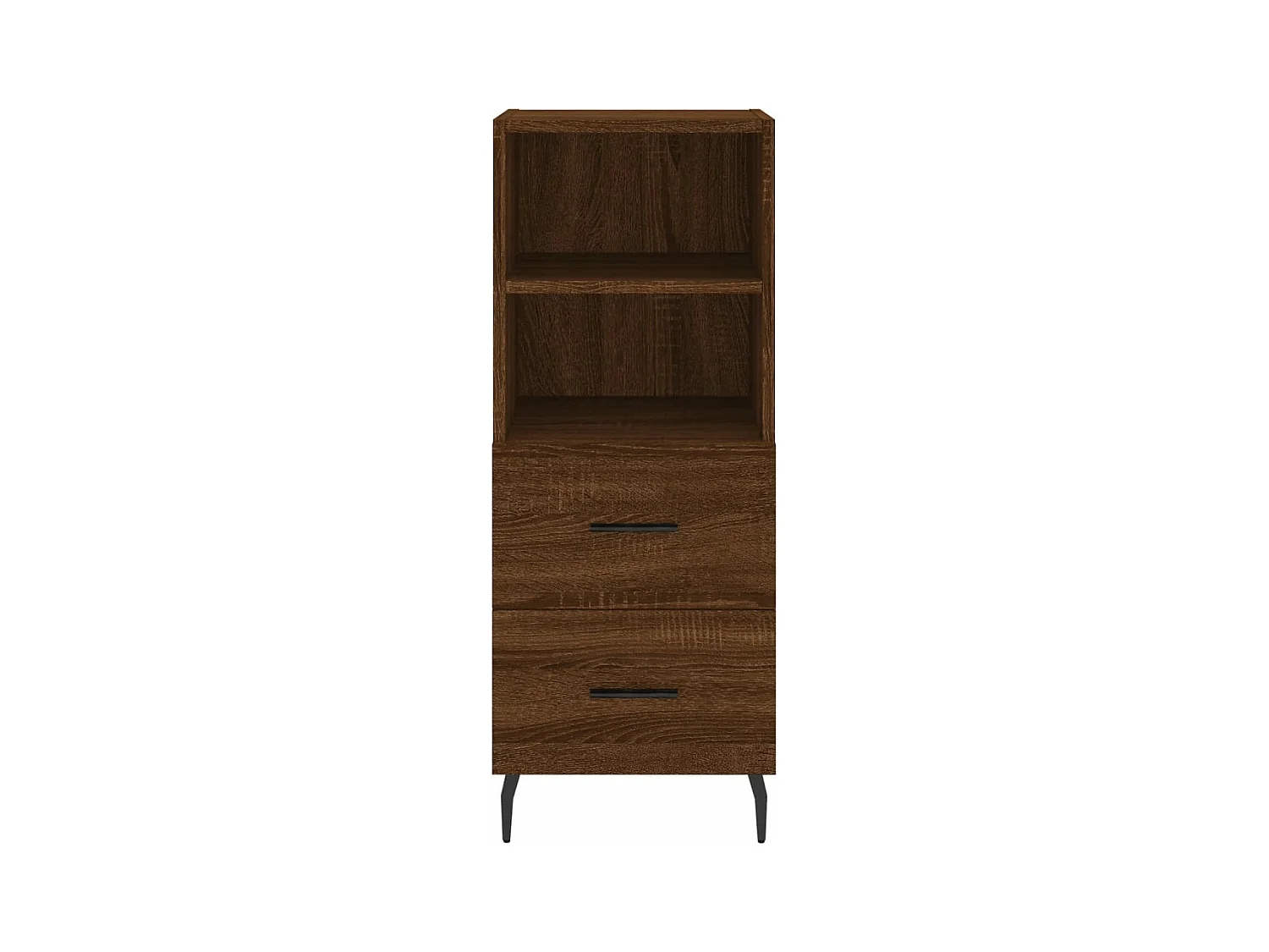 Sideboard Braun Eichen-Optik 34,5x34x90 cm Holzwerkstoff