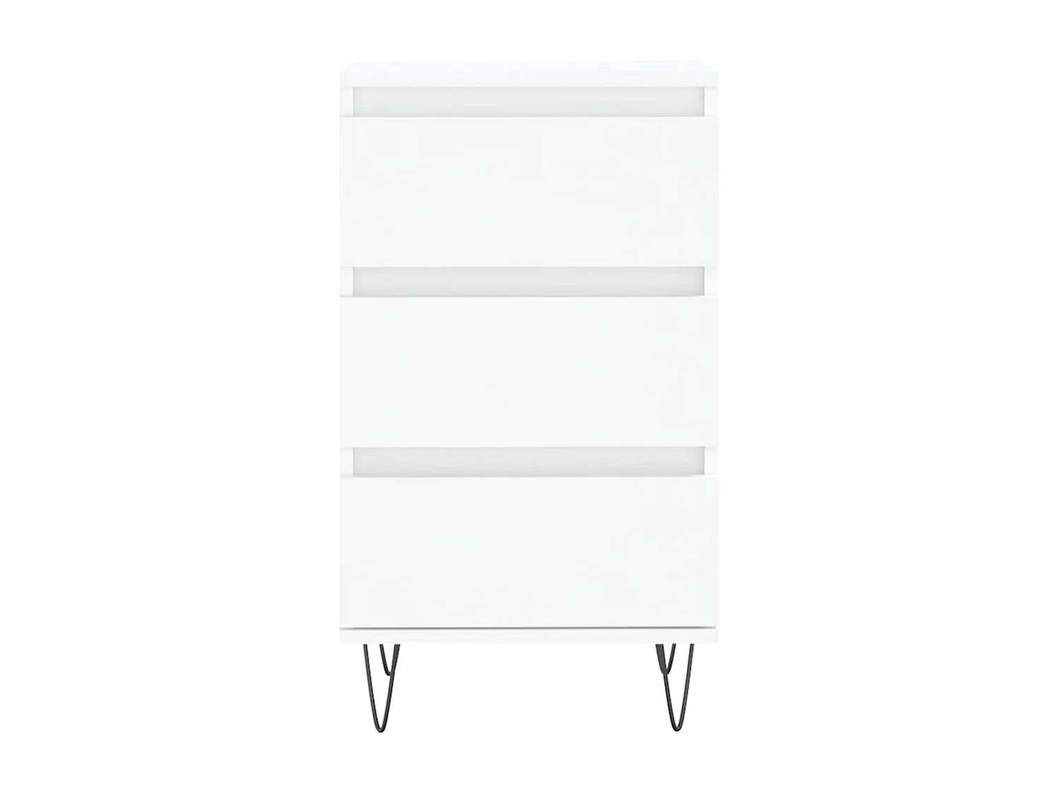 Buffet blanc 40x35x70 cm bois d’ingénierie