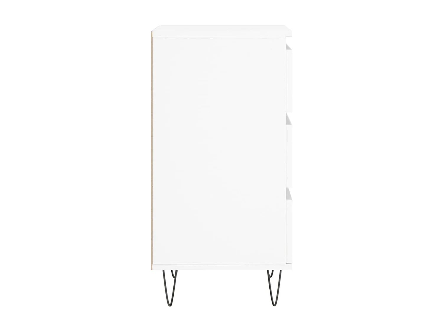 Buffet blanc 40x35x70 cm bois d’ingénierie