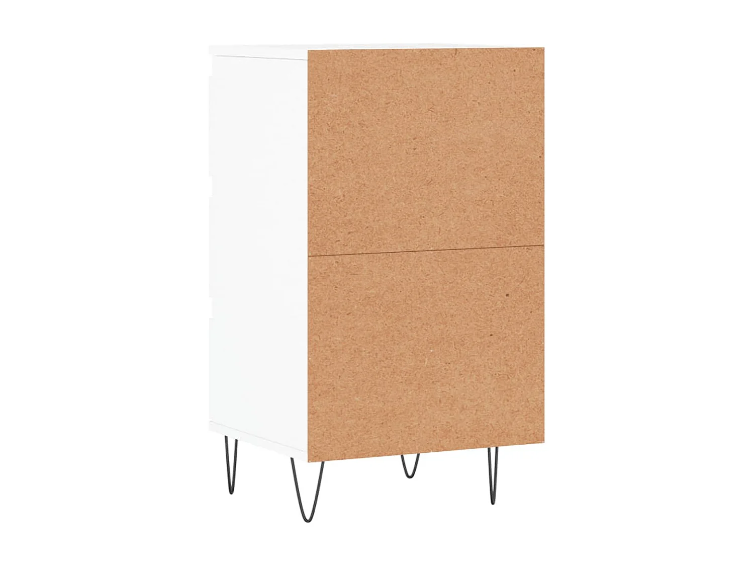 Buffet blanc 40x35x70 cm bois d’ingénierie
