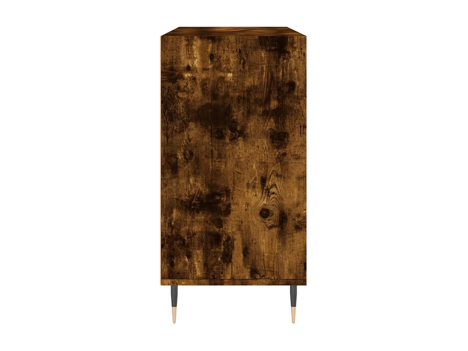 Buffet chêne fumé 103,5x35x70 cm bois d'ingénierie