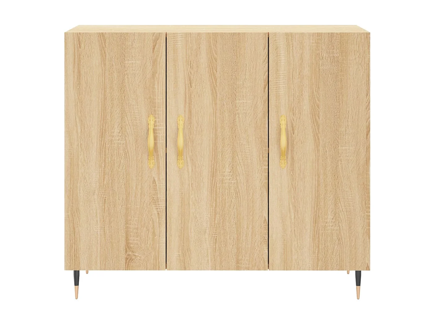 Sideboard Sonoma-Eiche 90x34x80 cm Holzwerkstoff