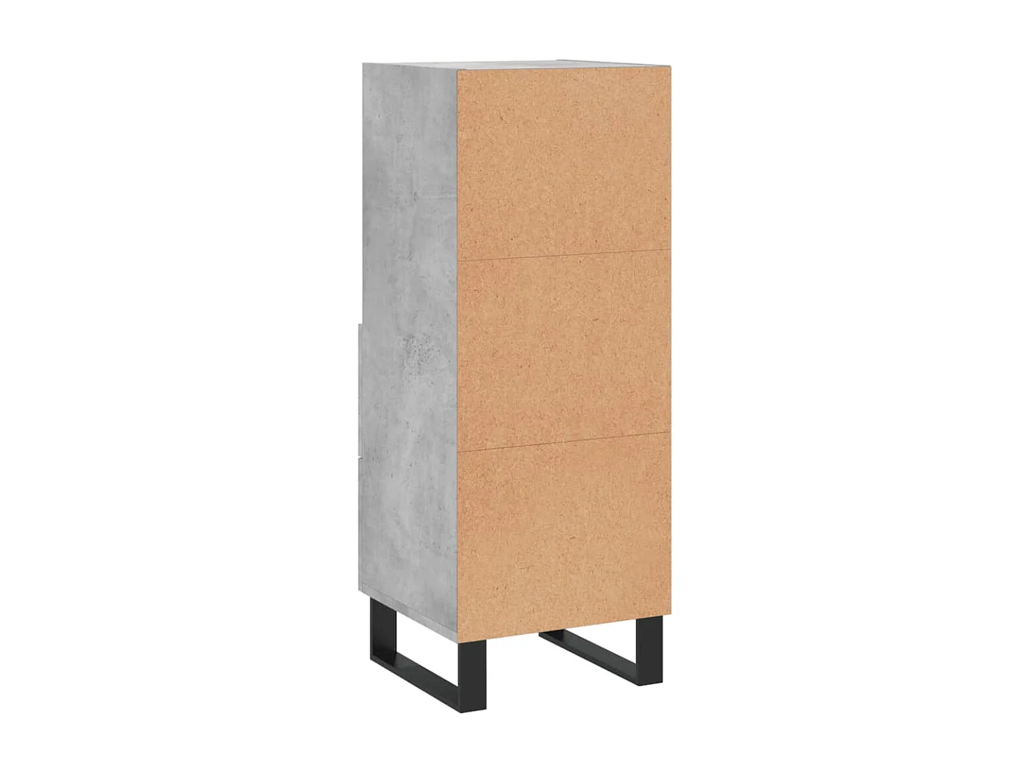 Sideboard Betongrau 34,5x34x90 cm Holzwerkstoff