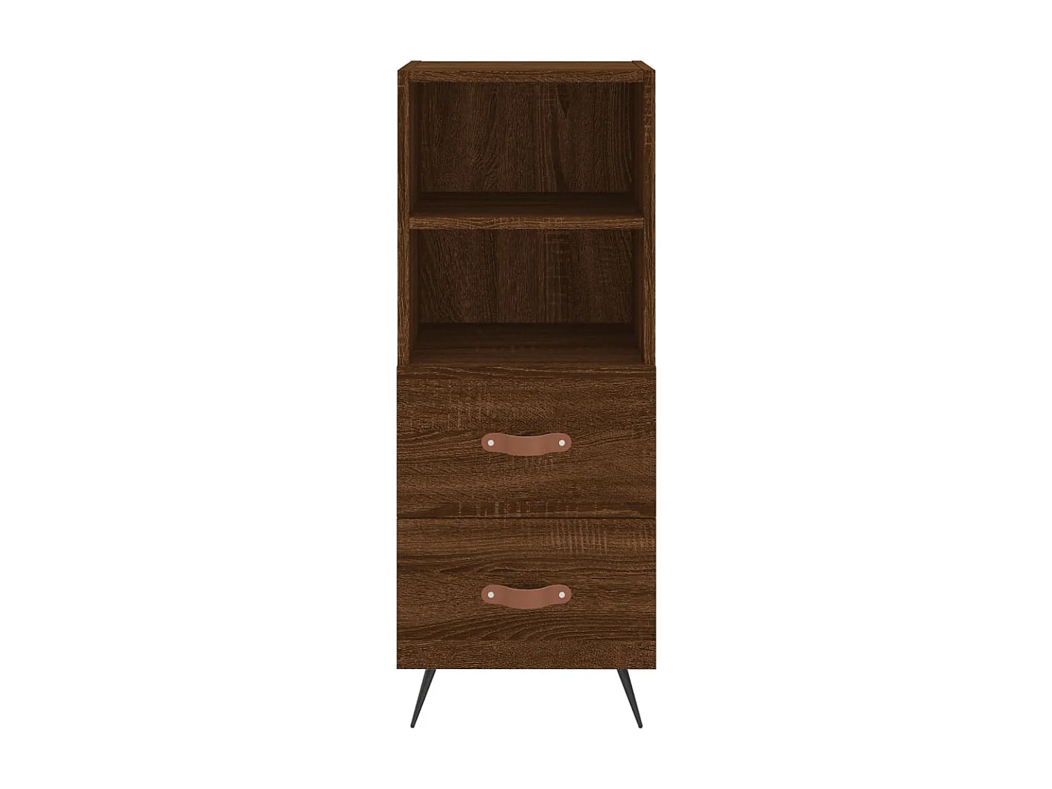 Buffet Chêne marron 34,5x34x90 cm Bois d'ingénierie