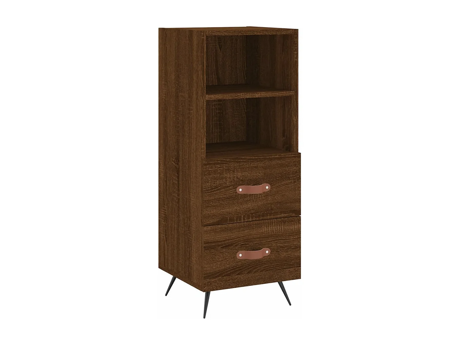 Buffet Chêne marron 34,5x34x90 cm Bois d'ingénierie