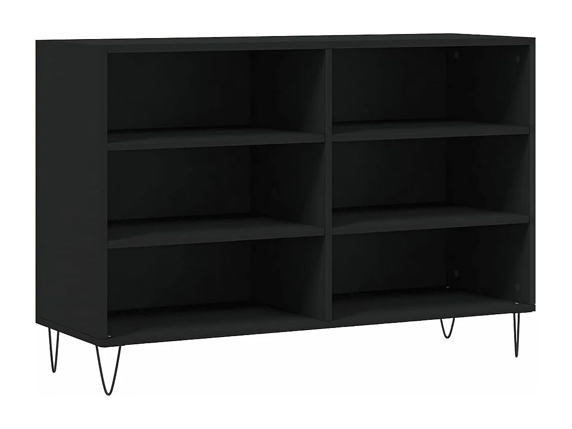 Sideboard Schwarz 103,5x35x70 cm Holzwerkstoff