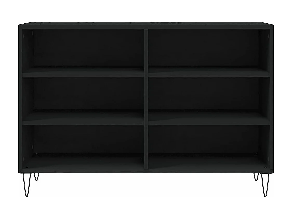 Sideboard Schwarz 103,5x35x70 cm Holzwerkstoff