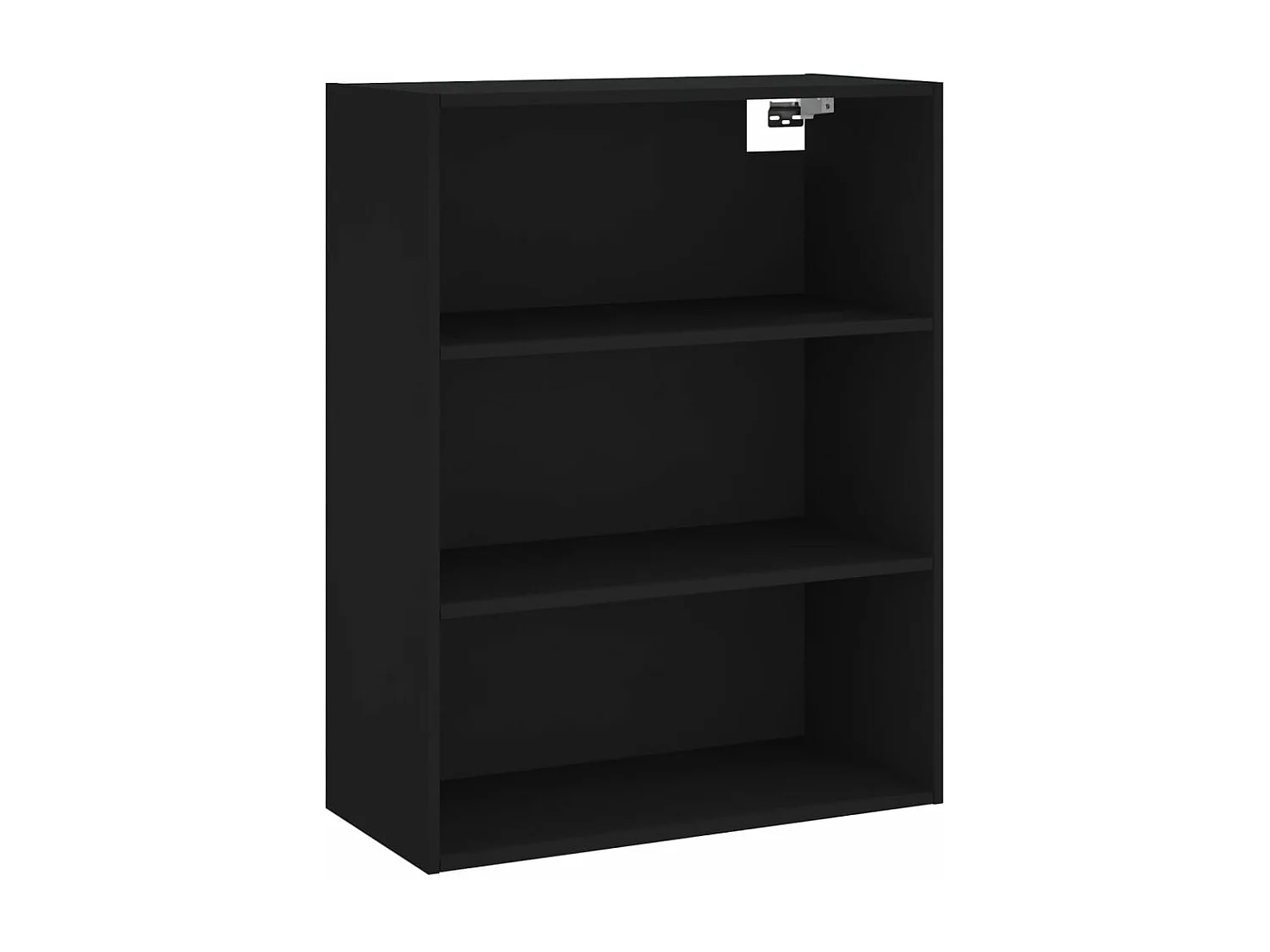 Buffet haut Noir 69,5x34x180 cm Bois d'ingénierie