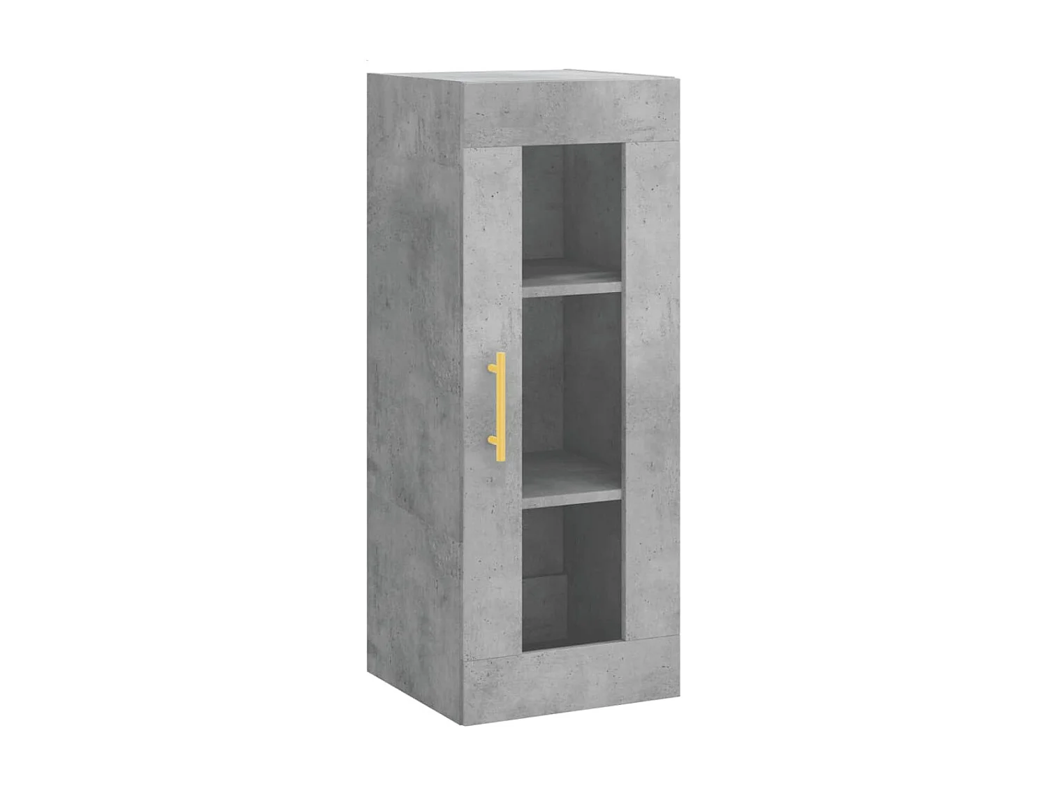 Armoire murale gris béton 34,5x34x90 cm