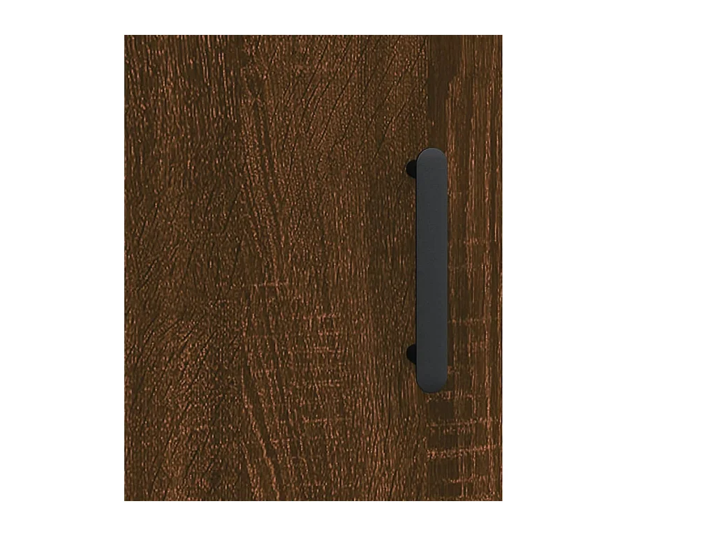 Buffet chêne marron 69,5x34x90 cm bois d'ingénierie