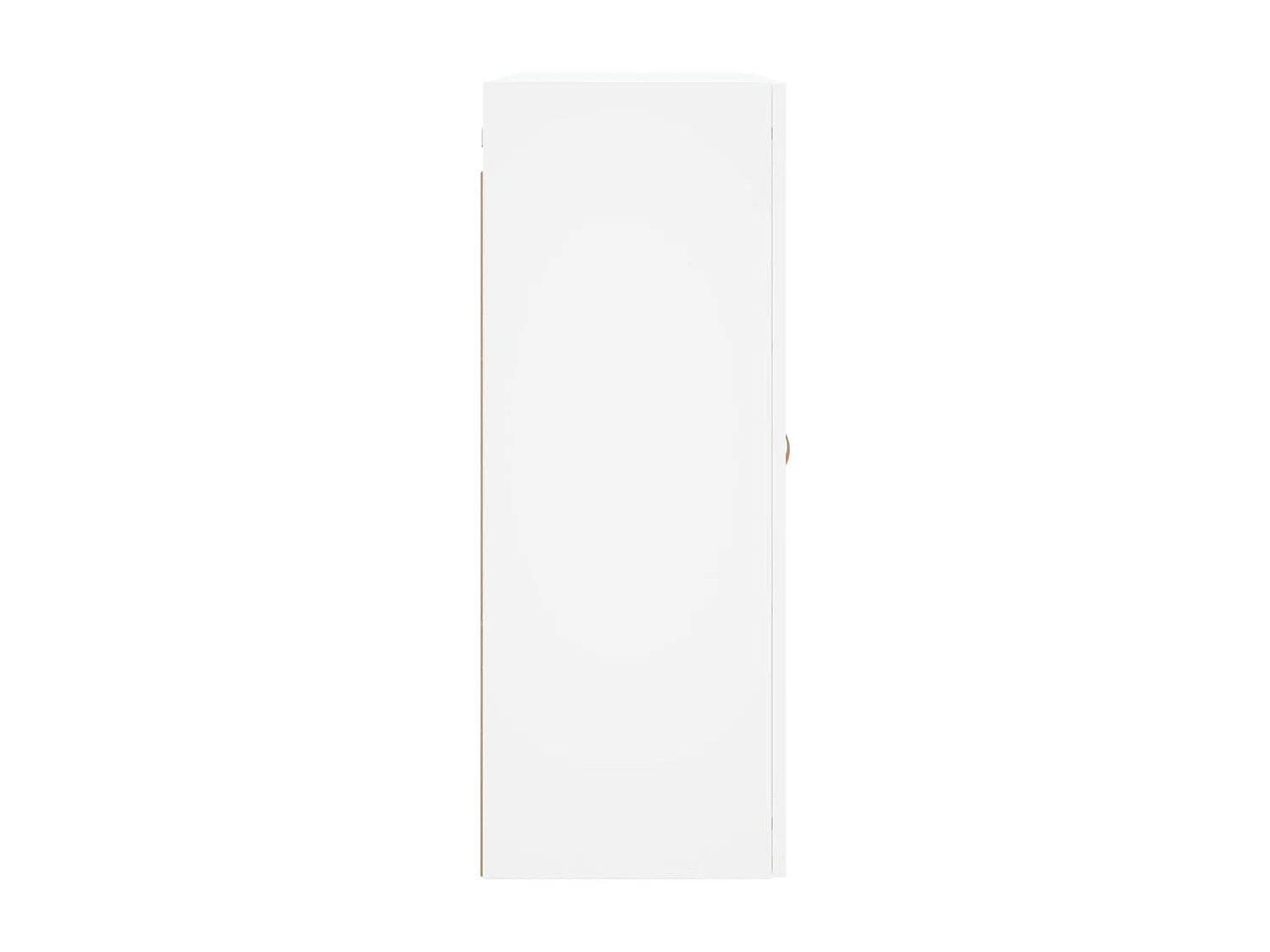 Armoires murales 2 pcs blanc bois d'ingénierie
