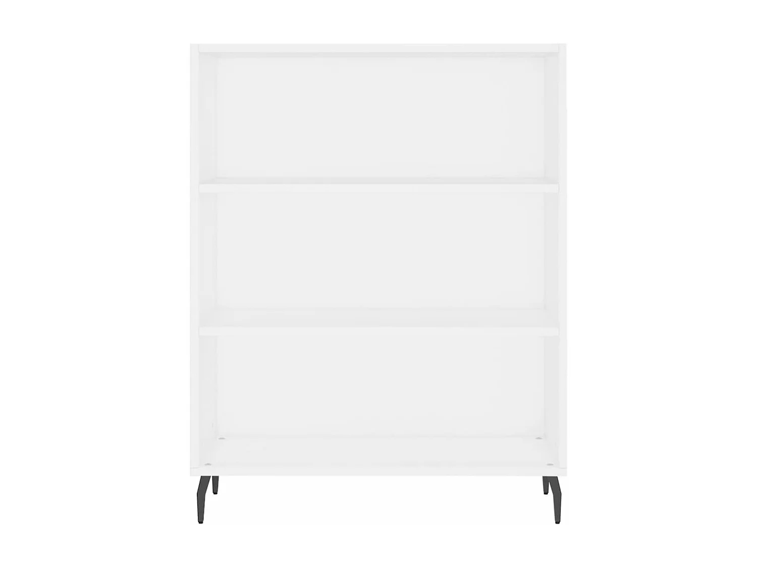 Armoire à étagères blanc 69,5x32,5x90 cm bois d'ingénierie