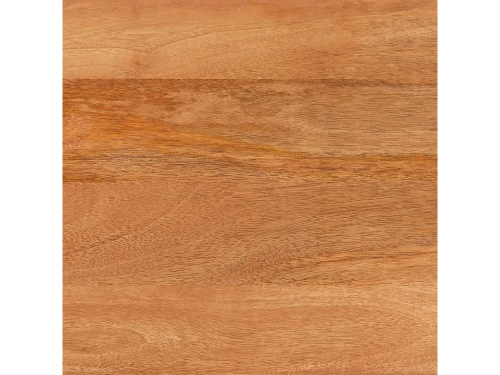 Armoire latérale marron et noir 60x33,5x75 cm bois de manguier