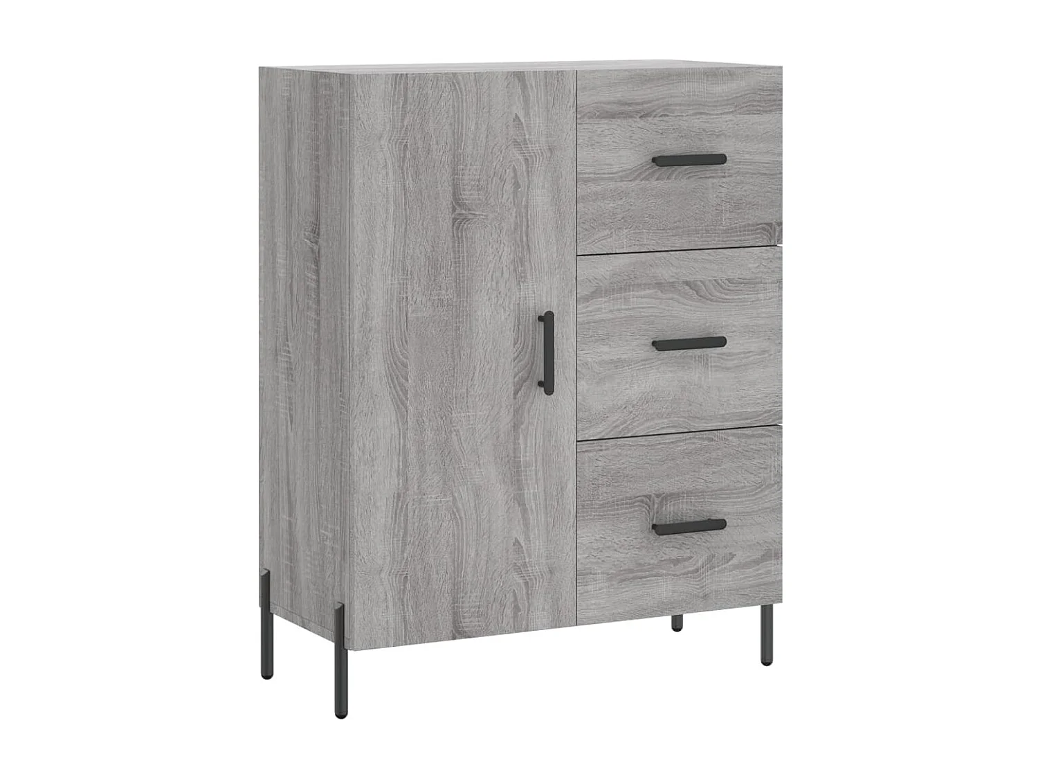 Buffet sonoma gris 69,5x34x90 cm bois d'ingénierie