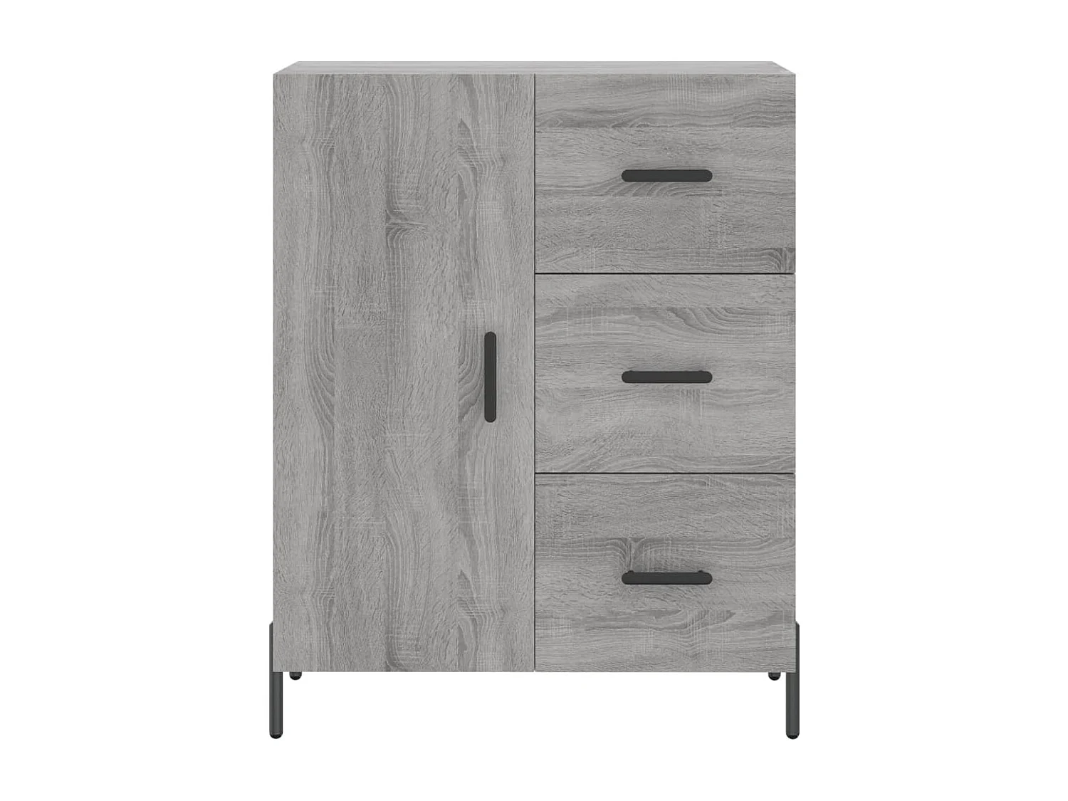 Buffet sonoma gris 69,5x34x90 cm bois d'ingénierie