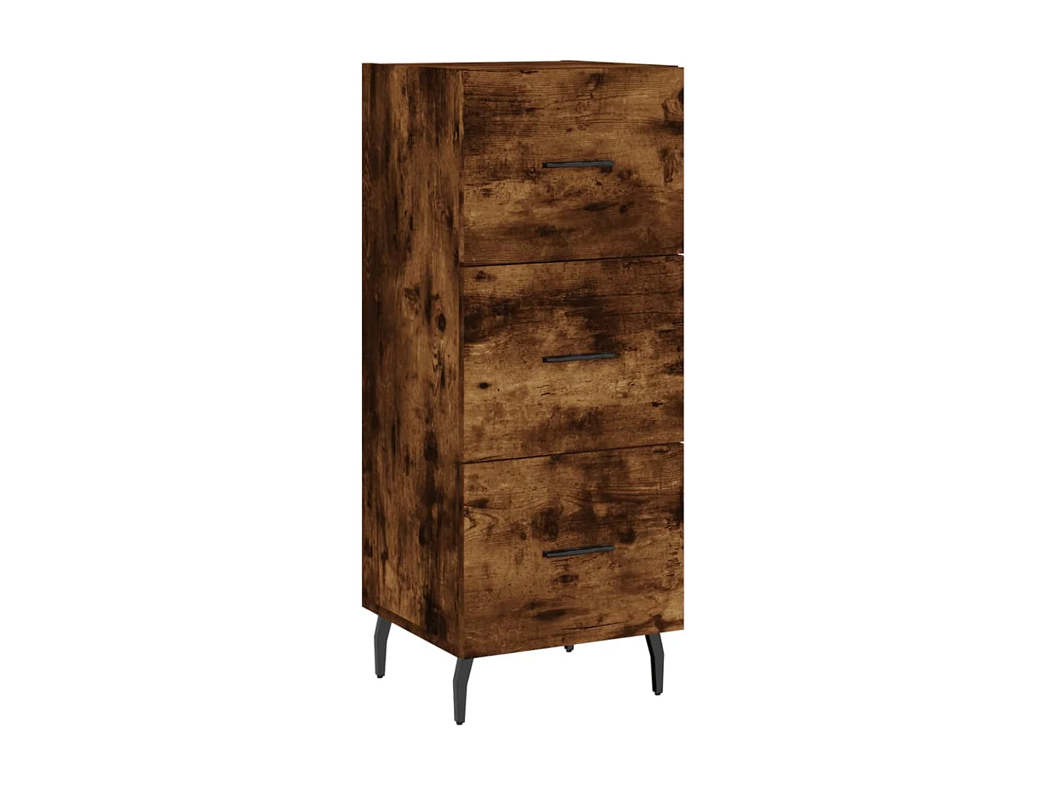 Highboard Räuchereiche 34,5x34x180 cm Holzwerkstoff
