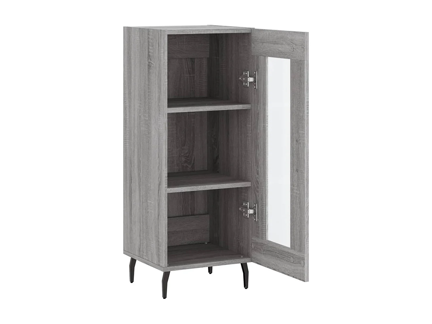 Buffet Sonoma gris 34,5x34x90 cm Bois d'ingénierie