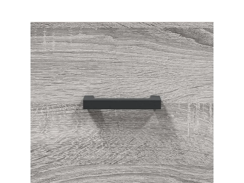 Buffet haut sonoma gris 69,5x31x115 cm bois d'ingénierie