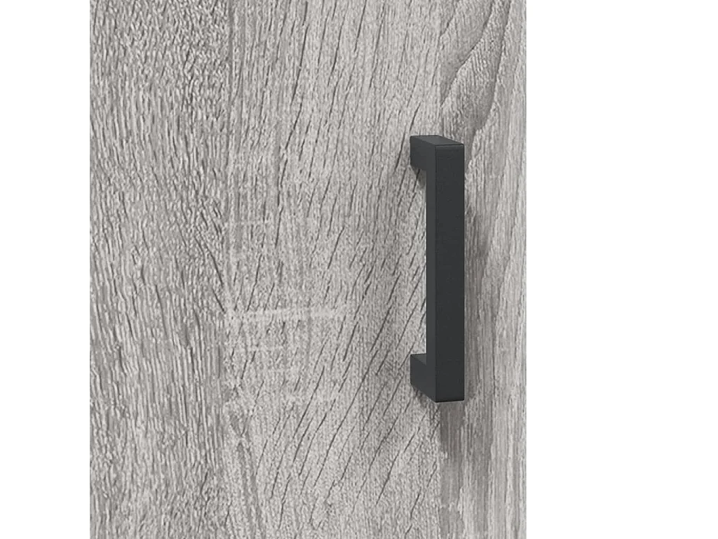 Buffet haut sonoma gris 69,5x31x115 cm bois d'ingénierie