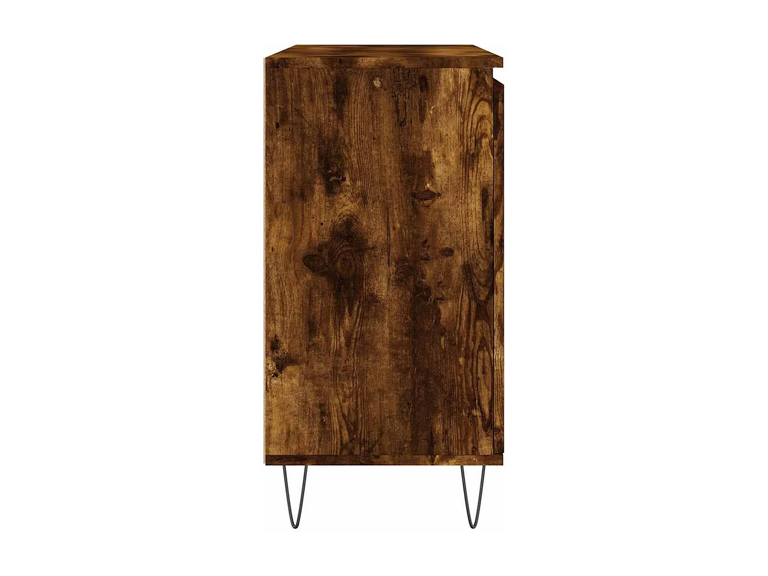Buffet chêne fumé 101,5x35x70 cm bois d'ingénierie