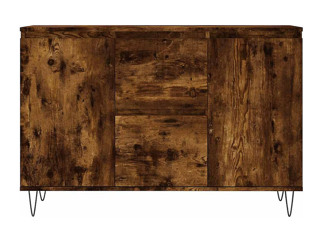Sideboard Räuchereiche 101,5x35x70 cm Holzwerkstoff