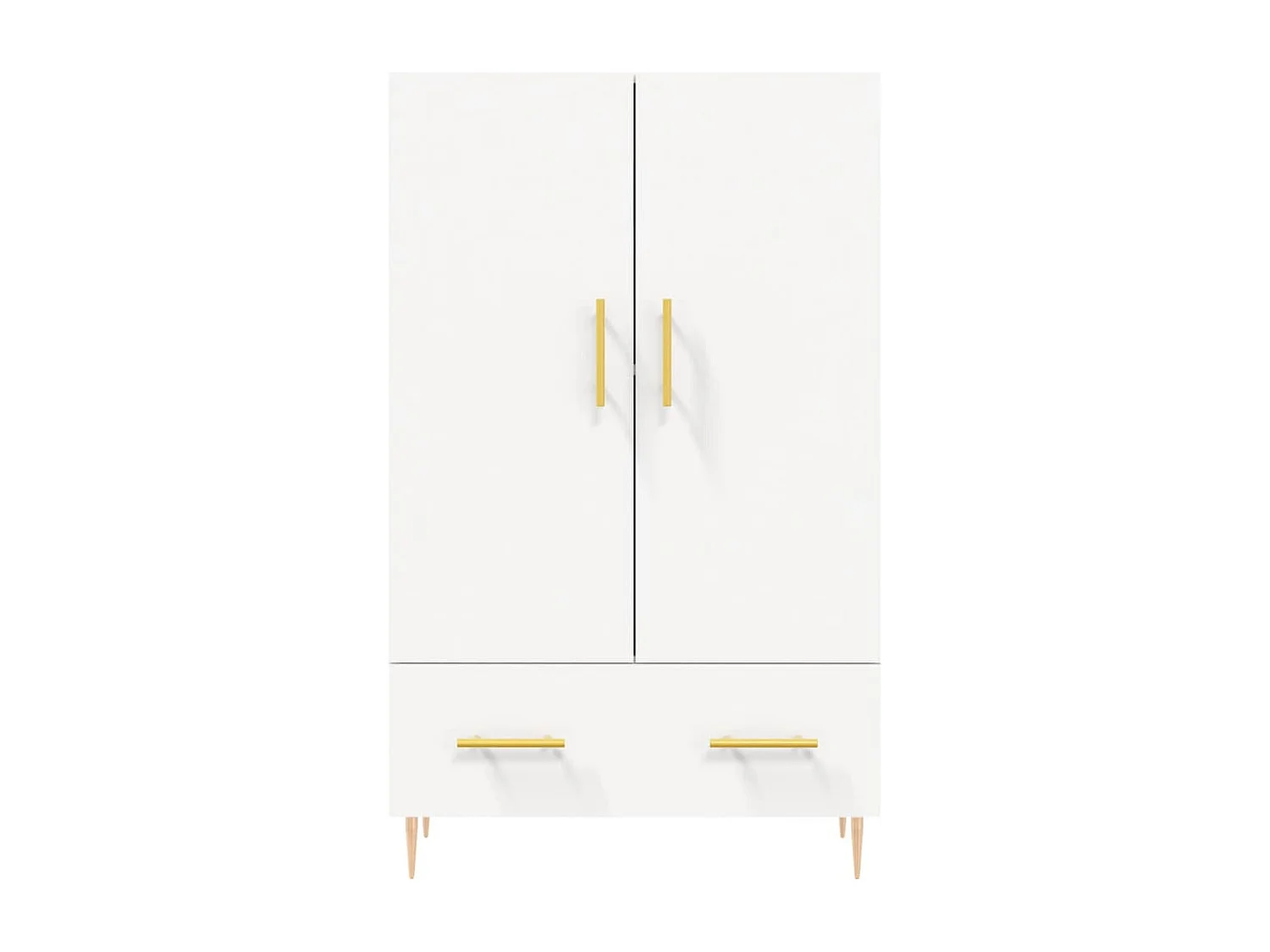 Aparador alto 69,5x31x115 cm derivados de madeira branco