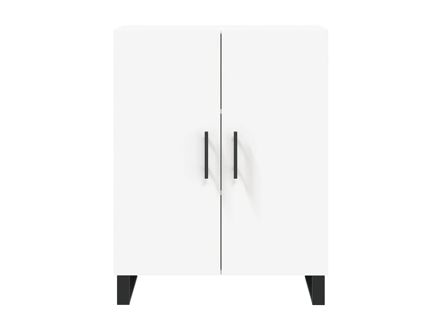 Highboard Weiß 69,5x34x180 cm Holzwerkstoff