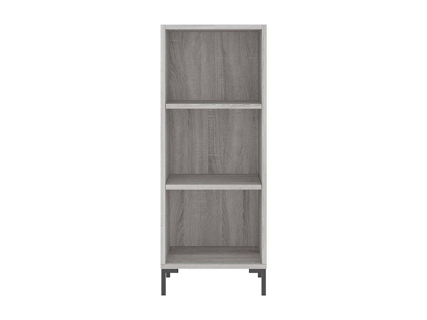 Buffet haut Sonoma gris 34,5x34x180 cm Bois d'ingénierie
