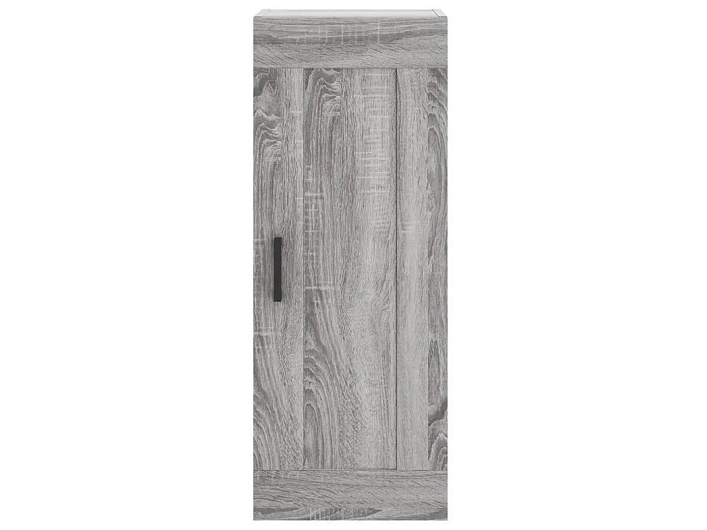 Credenza Grigio Sonoma 34,5x34x180 cm in Legno Multistrato
