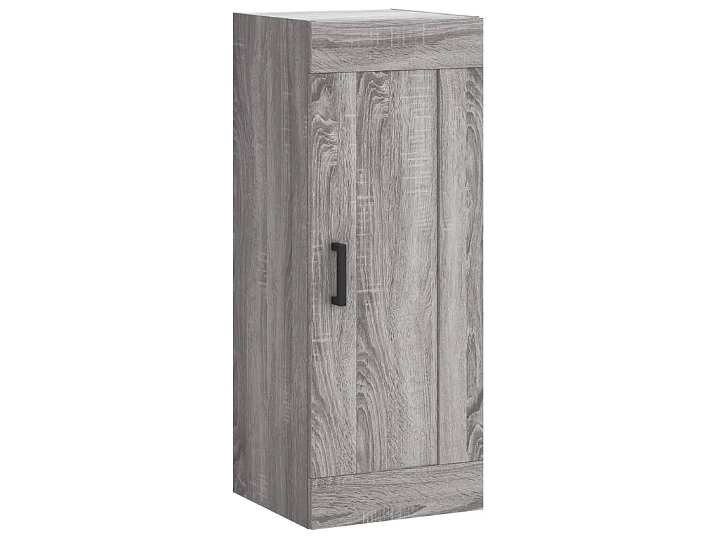 Credenza Grigio Sonoma 34,5x34x180 cm in Legno Multistrato