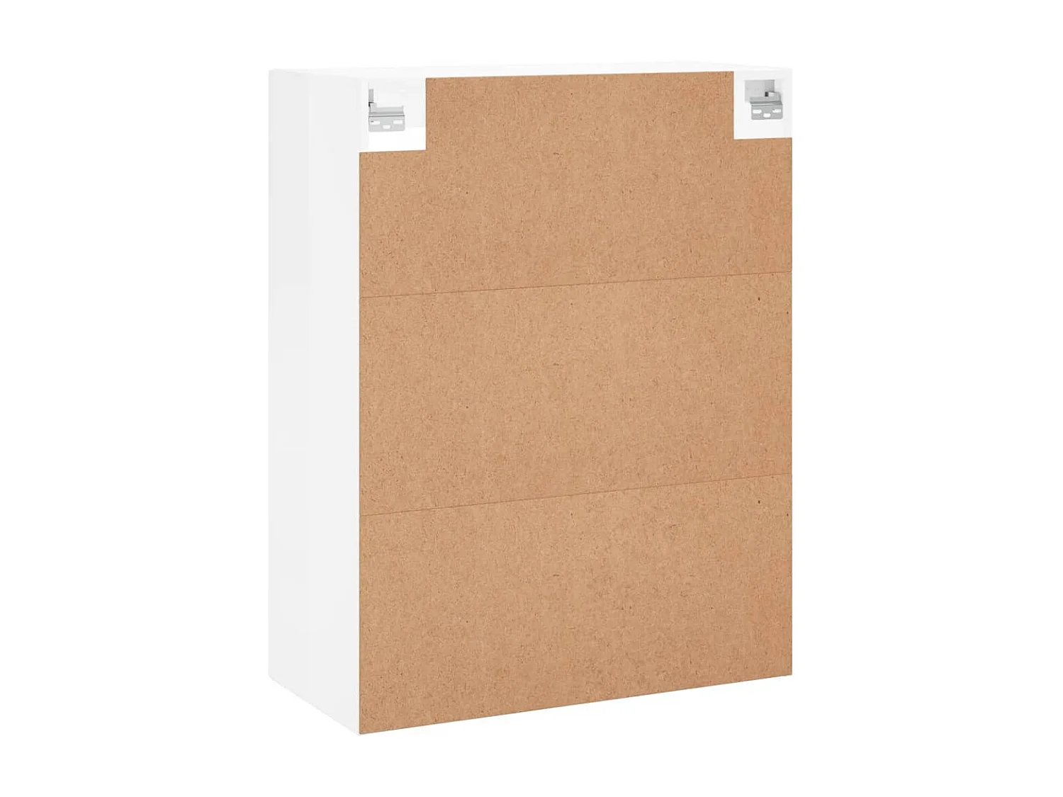 Wandschrank Hochglanz-Weiß 69,5x34x90 cm