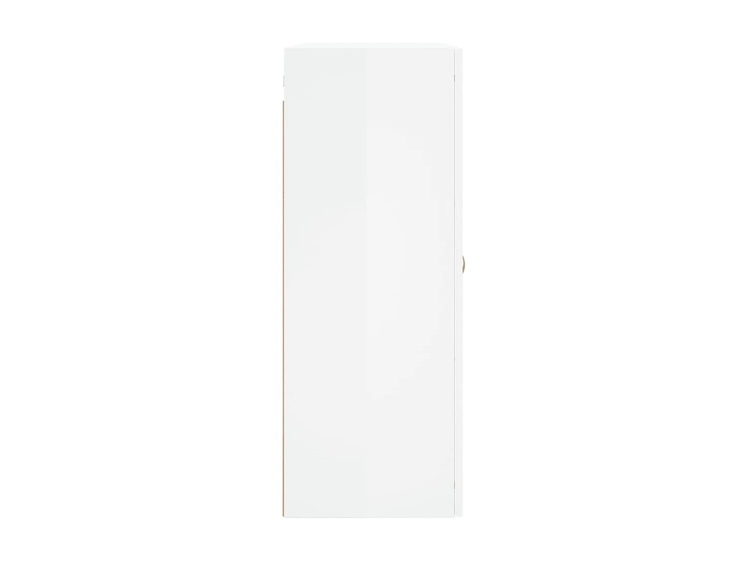 Wandkast 69,5x34x90 cm hoogglans wit