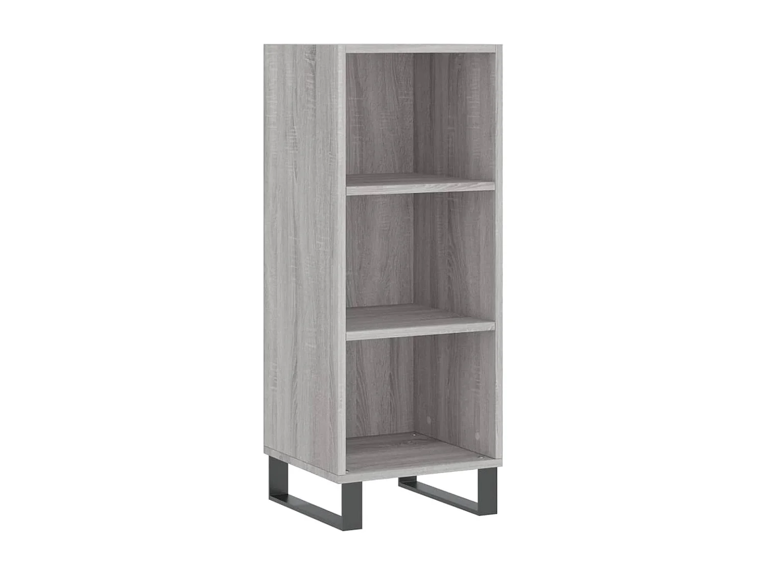 Credenza Grigio Sonoma 34,5x34x180 cm in Legno Multistrato
